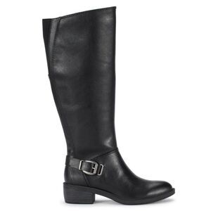 BARETRAPS Sasson Tall Black Leather Riding Boot Size 9M-WC